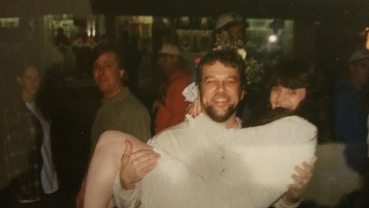 Kathi and James Pepper near the beginning of their relationship
